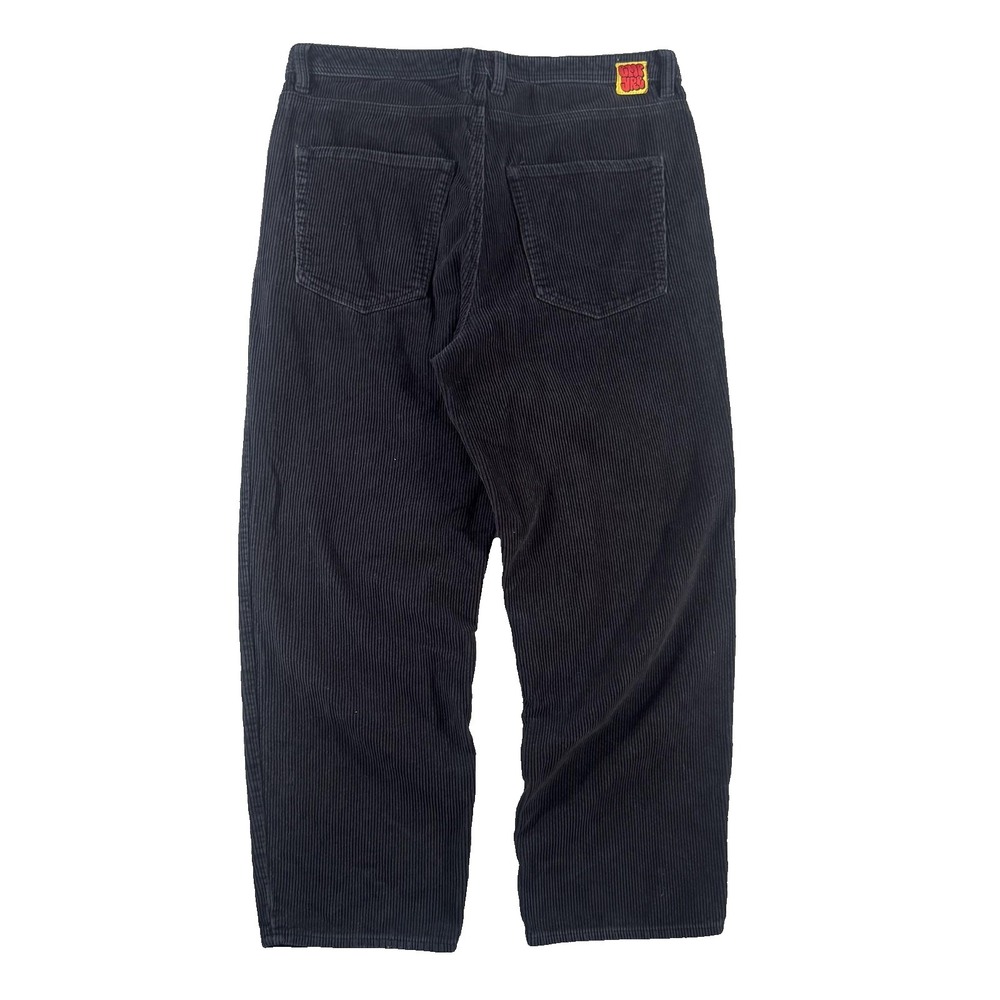 Empyre Corduroy Chino Pants Mens 38x29 Black 5 Pocket Straight Leg Casual